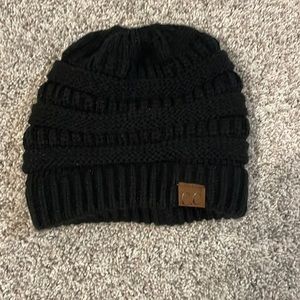 CC bun beanie